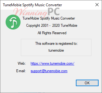 tunemobie spotify music converter activation code